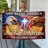 Personalized 250 Years God Bless America House Flag – USA 1776–2026 Patriotic Garden Flag Outdoor Decor HO82 902204