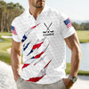 Personalized Golf Ball Pattern America Flag Polo Shirt Gift For Golfer, Golf Lovers HA75 898678
