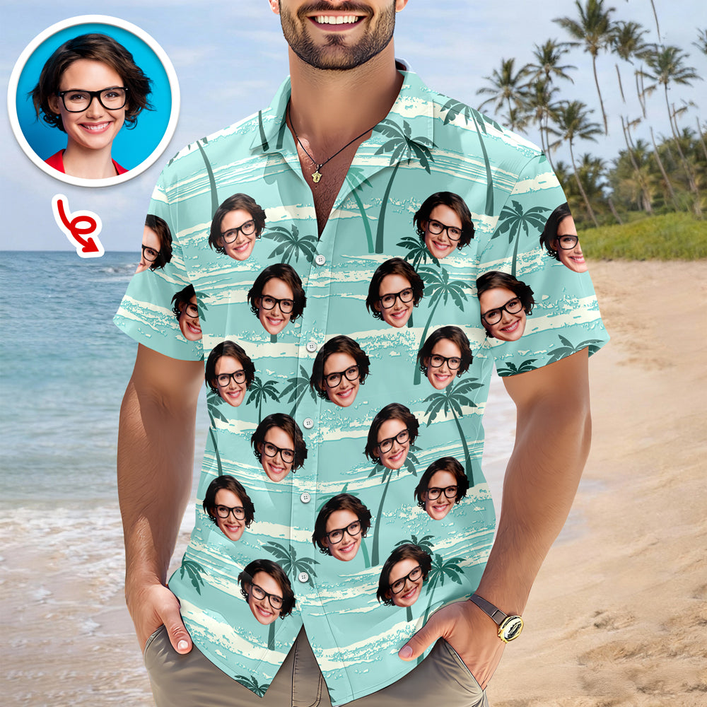 Custom Funny Face Aloha Hawaii Shirt Summer Vacation Outfit CH07 910396