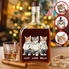 Custom Photo And Name Cat Whiskey Bottle For Cat, Pet Lovers HA75 897590
