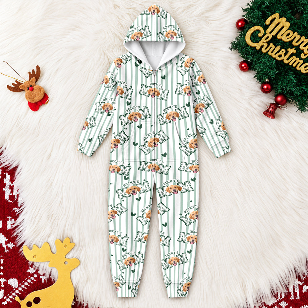 Custom Dog Cat  Face Dad Mom Christmas Onesie Pajamas HO82 903904