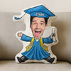 Custom Funny Face Class of 2026 Graduation Shaped Pillow, Senior Gift LM32 899337
