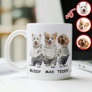 Custom Photo And Name Dog White Mug For Dog Pet Lovers HA75 897596