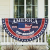 Custom Family Name America 250 Birthday 1776-2026 Non-Pleated Fan Flag TH10 898019
