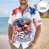 Custom Name American Pride Patriotic 250th Anniversary Eagle 1776–2026 Hawaii Shirt HO82 901212
