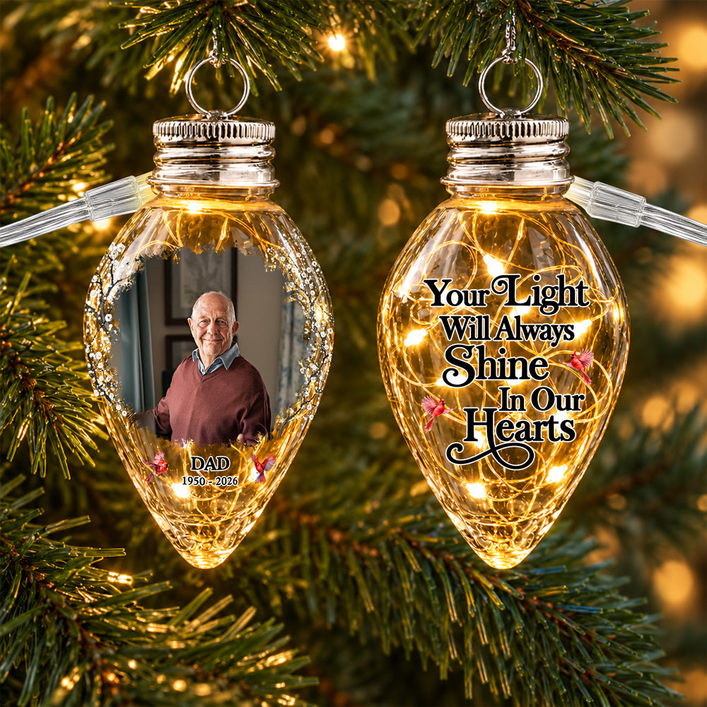 Custom Photo I'm Always With You Chili Bulb LED Light Memorial Gift HO82 904084
