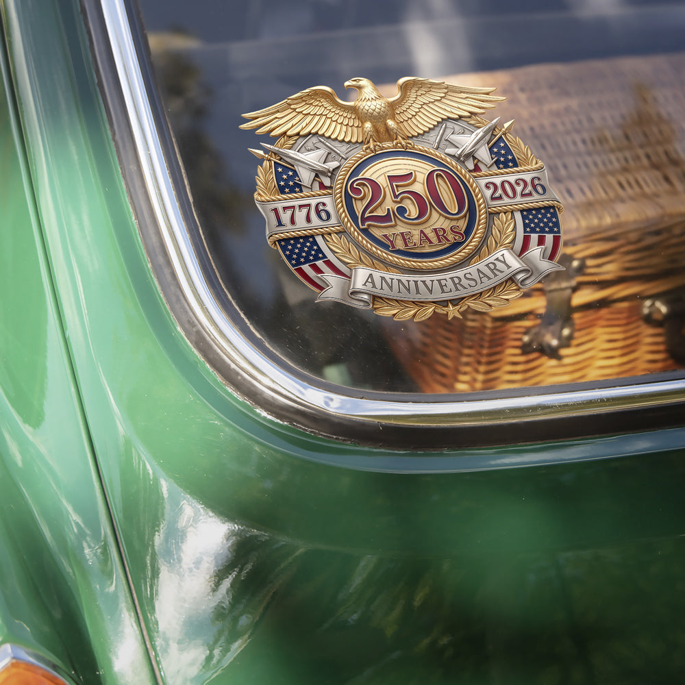 America 250th Anniversary Patriotic Eagle Car Window Decal Sticker HO82 902148