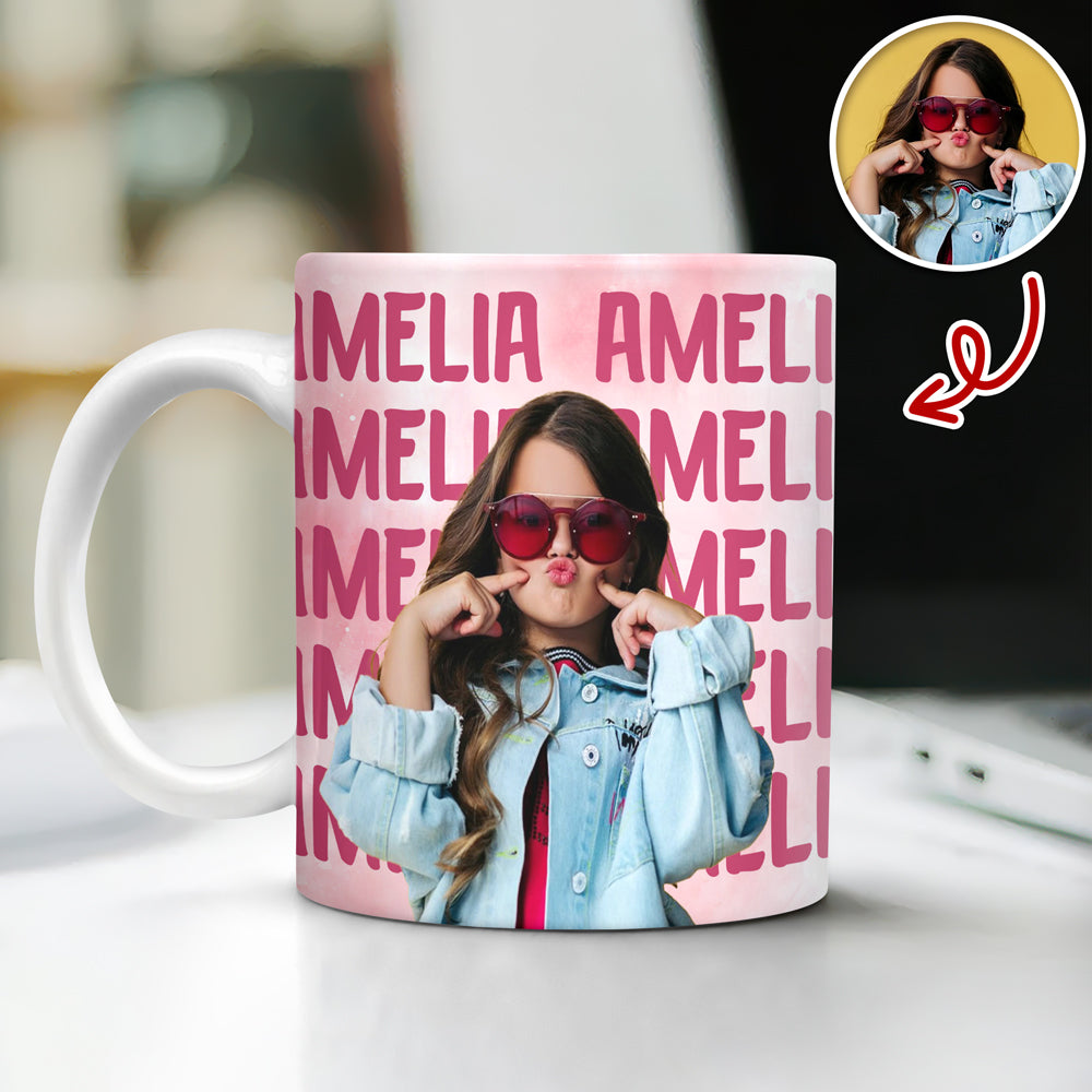 Custom Kid Photo Water Bottle Back To School Gifts For Son, Daughter, Grandkids LM32 669537
