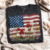 American Flag Floral - Patriotic Wildflower USA Comfort Shirt for 4th of July CH07 910982