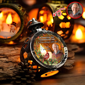 Custom Photo Beside You Memorial Candlelight Lantern Ornament HO82 894976