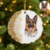 Custom Dog Photo Resin Ornament, Personalized Pet Keepsake, Christmas Gift for Dog Lovers CH07 180562