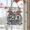 Custom Family Name USA Eagles 250th Anniversary Semiquincentennial 1776-2026 Acrylic Suncatcher CH07 910860