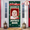 Custom Kid Photo Ho Ho Ho Welcome Door Cover Christmas Gift For Family CH07 899420