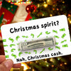 Personalized Christmas Design Money Holder Card - Custom Holiday Cash Gift Card LM32 669709