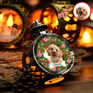 Custom Dog Photo Candlelight Lantern Ornament For Christmas HO82 894970