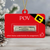 Personalized Santa Saw Your Wish List Money Holder Ornament Gift for Family & Friends LM32 670377