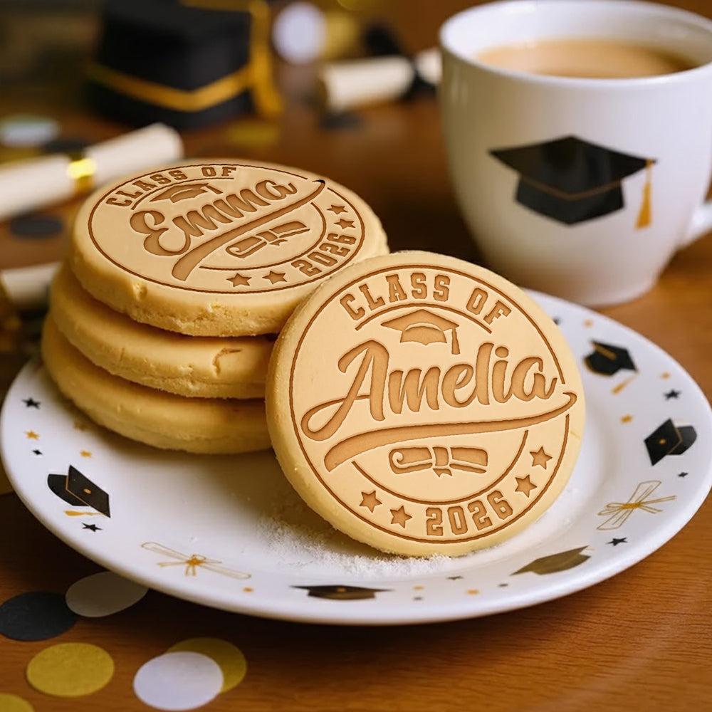 Custom Name Class of 2026 Cookie Stamp Graduation Party Gift CH07 910748
