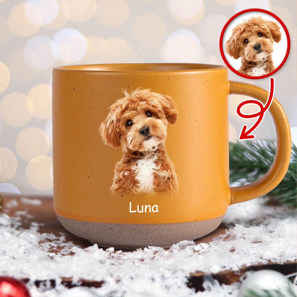 Custom Photo For Dog Lover Pottery Mug TH10 894773