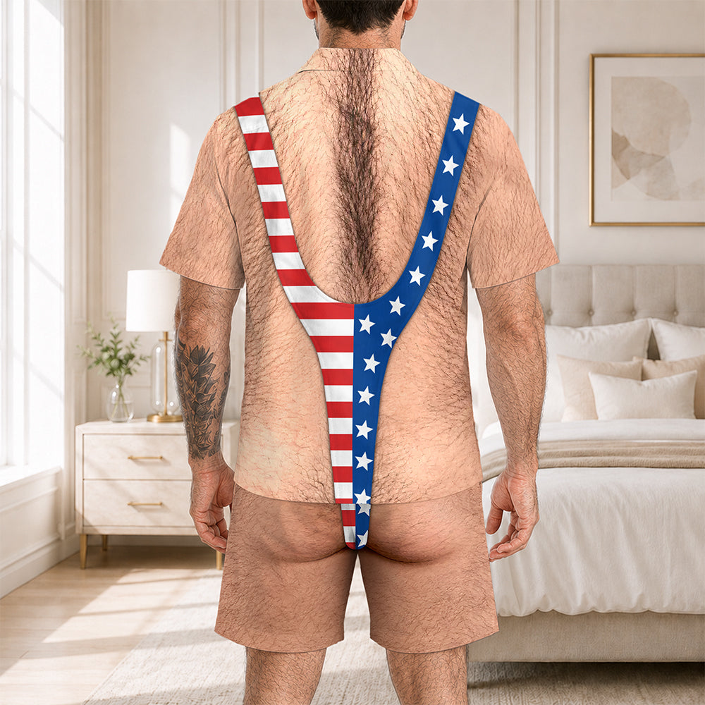 Custom Funny Patriotic Pajamas - Personalized Birthday Gifts For Men HA75 921880