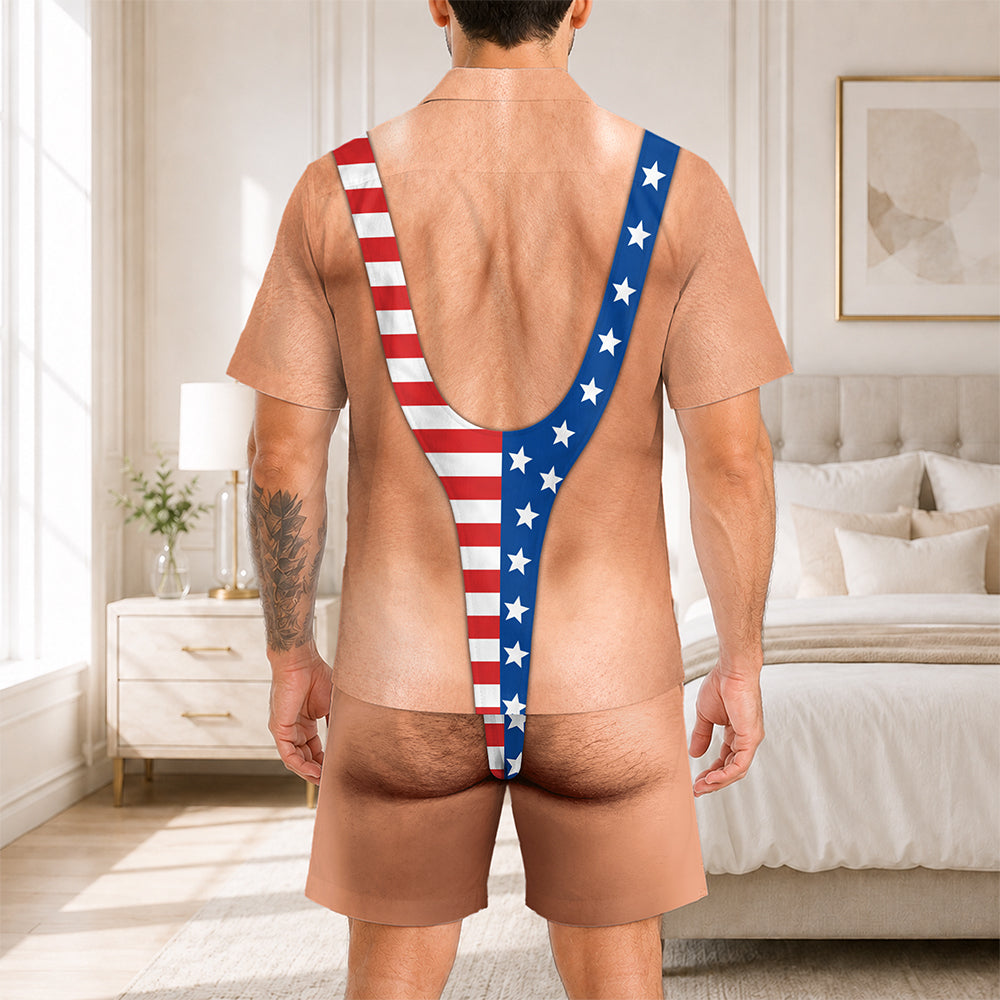 Custom Funny Patriotic Pajamas - Personalized Birthday Gifts For Men HA75 921880