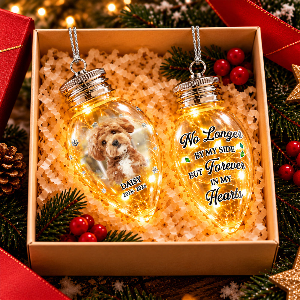 Custom Photo Always Shines In My Heart Memorial Chili Bulb LED Light HO82 904082