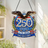 Custom Family Name Celebrating America's 250 Years Anniversary Acrylic Suncatcher CH07 910408