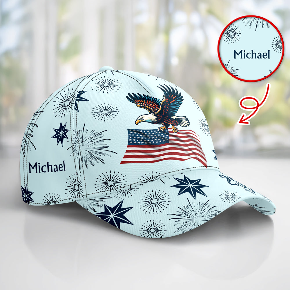 Personalized USA 250 Anniversary Eagle 1776-2026 Classic Cap HO82 902068