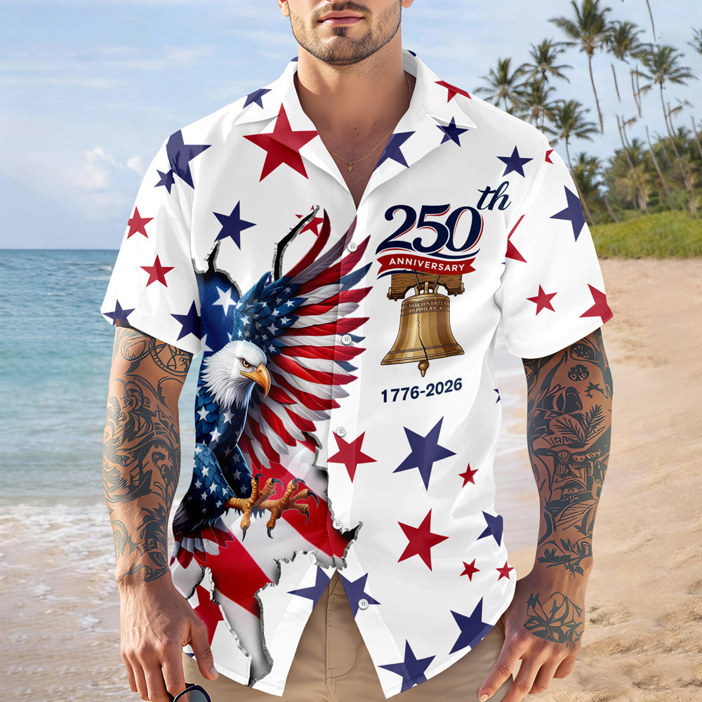Personalized American 250th Anniversary Hawaiian Shirt CH07 910940