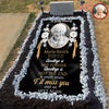Custom Photo Goodbye Is Not Forever Memorial Grave Blanket LM32 897499