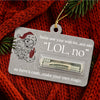 Personalized Santa Saw Your Wish List Money Holder Ornament Gift for Family & Friends LM32 670377