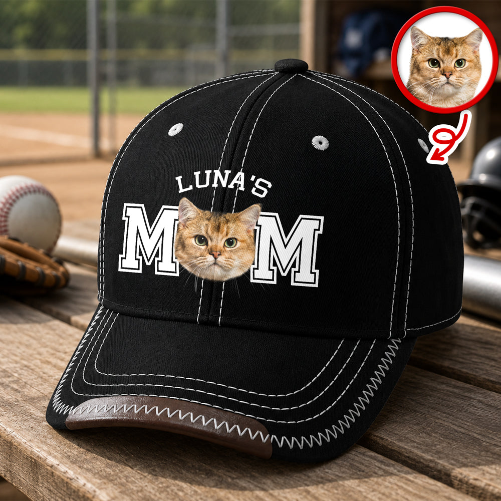 Custom Photo Dog Cat Dad Soft Baseball Cap - Gift For Dog Lovers, Father's Day HO82 902556