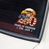 Patriotic Eagle 250 Years of Freedom Car Window Decal Sticker CH07 911686