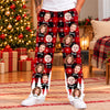 Custom Face Photo And Name Buffalo Plaid Pajama Pants For Christmas Gift TH10 171329