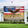 Personalized God Bless America 250 Years Of Freedom Yard Sign HO82 900902