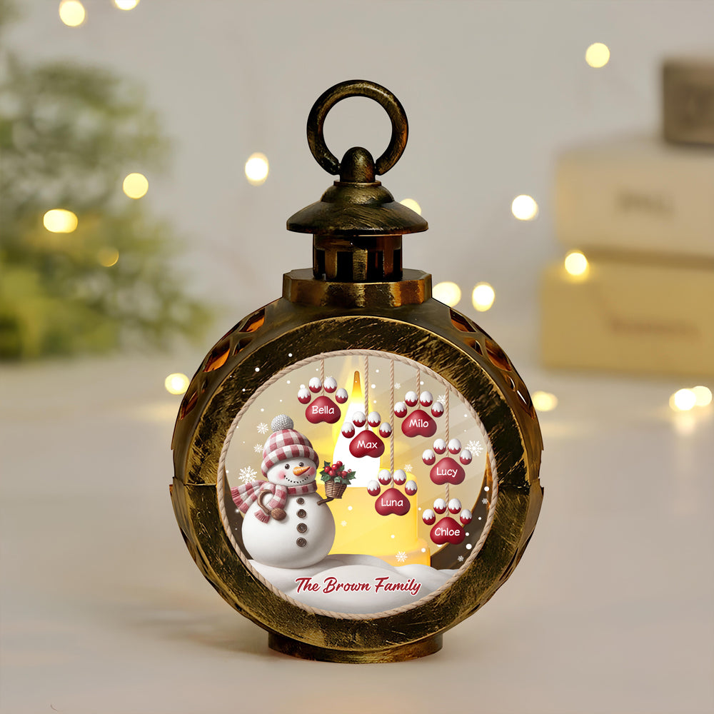 Sweet Heart Christmas Candlelight Lantern Ornament Personalized Gift For Family HO82 894838