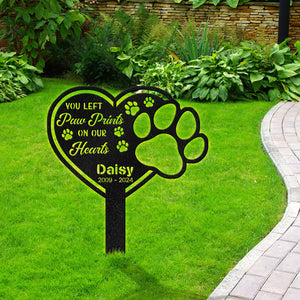 No Longer By My Side But Forever In My Heart Memorial Garden Stake Personalized Gift TH10 891629