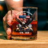 250 Years of Freedom Eagle Patriotic 1776 - 2026 Whiskey Glass HO82 901274