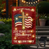 Custom Family Name Blessings America One Nation Under God LED Garden Flag LM32 895779