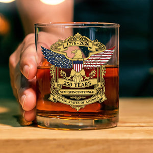 Honoring 250 Years Of Liberty America 250Th Anniversary Whiskey Glass CH07 910280