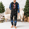 Custom Initial Name Monogram Christmas Holiday Onesie Pajamas HO82 903692