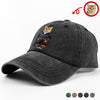 Custom Photo Name Dog Cat Career Uniforms Washed Denim Baseball Cap For Dog Pet Lover HA75 897606