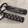Personalized I F*cking Love You Metal Keychain For Couple TH10 170777