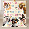 Personalized Dog Cat 3D Inflated Effect Printed Quilt Blanket Gifts For Dog Cat Lovers LM32 897149