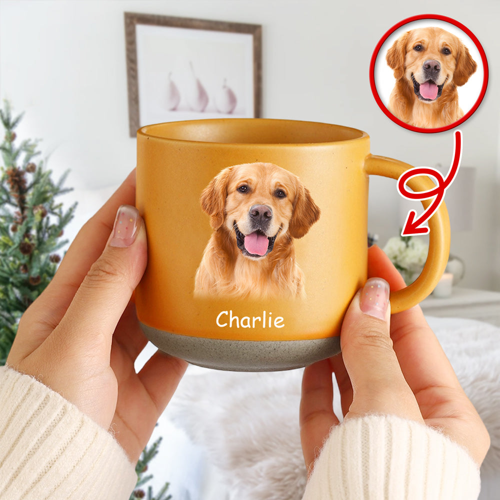 Custom Photo For Dog Lover Pottery Mug TH10 894773