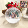 Custom Photo Together Is Our Favorite Place 3D Ball Ornament For Christmas TH10 896069