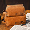 Personalized Dad And Kids Names Engraved Leather Toiletry Bag HO82 894194