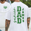 Custom Senior Mom Dad Graduation 2026 Back & Front Shirt HA75 920492