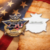 Personalized America 250 Years of Freedom Acrylic Pin Custom Name Patriotic Gift CH07 910998