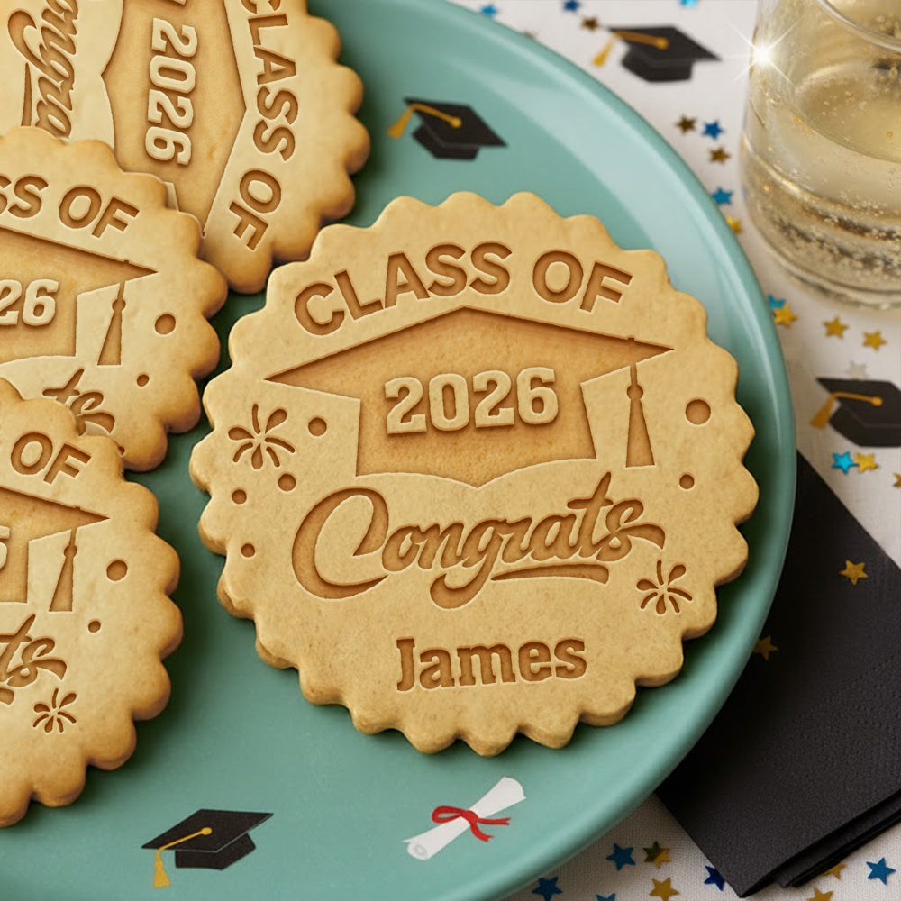 Custom Name Congrats Class Of 2026 Cookie Stamp CH07 911174