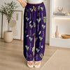 Personalized Birth Flower & Name Sweatpants - Custom Floral Lounge Pants HO82 902926